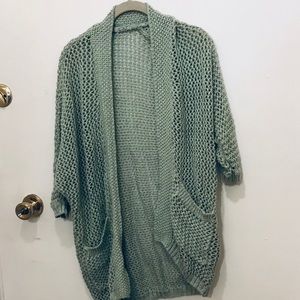 Urban outfitter summer sage green cardigan